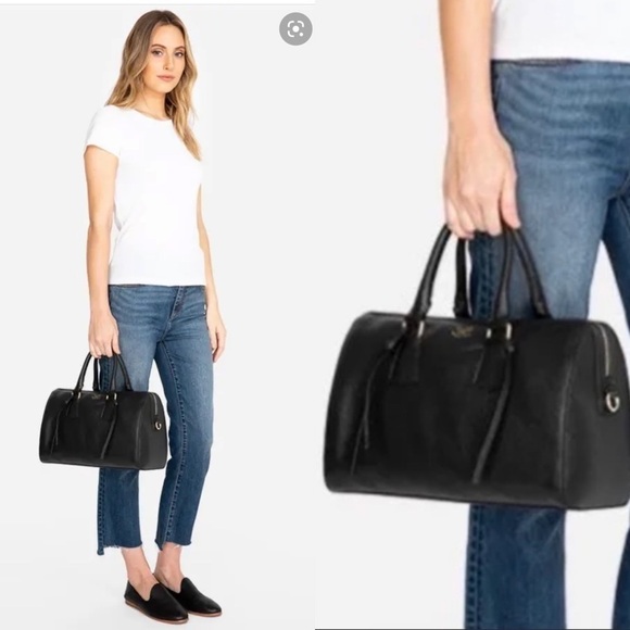 Johnny Was Handbags - JOHNNY was black isabelle duffle bag. P/M/A